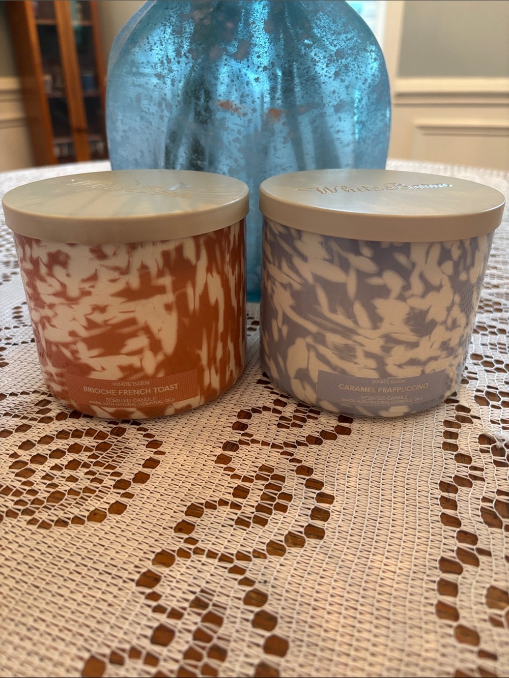 Bath & Body Works Brioche French Toast and Caramel Frappuccino 3-wick Candles